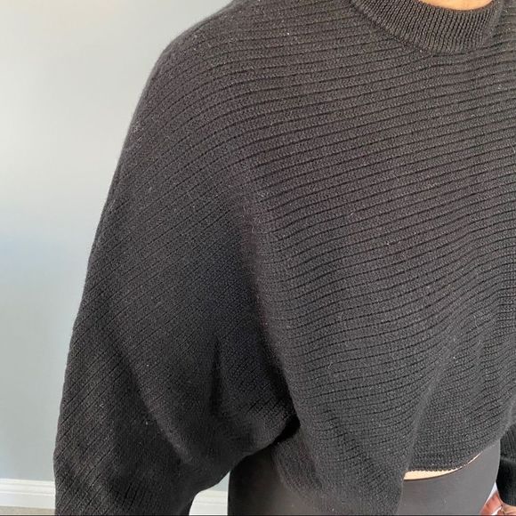 Wilfred Free Aritzia Lolan Cropped Merino Wool Sweater - Picture 5 of 9